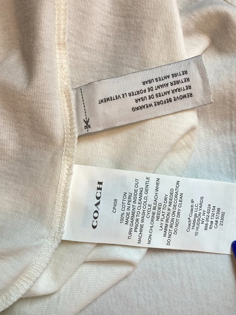 Coach x Guang Yu Dragon Graphic T-Shirt White Large 100% Cotton Tee